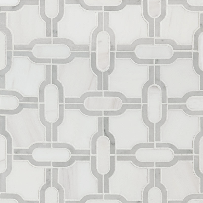 BIANCO GRIDWORK POLISHED