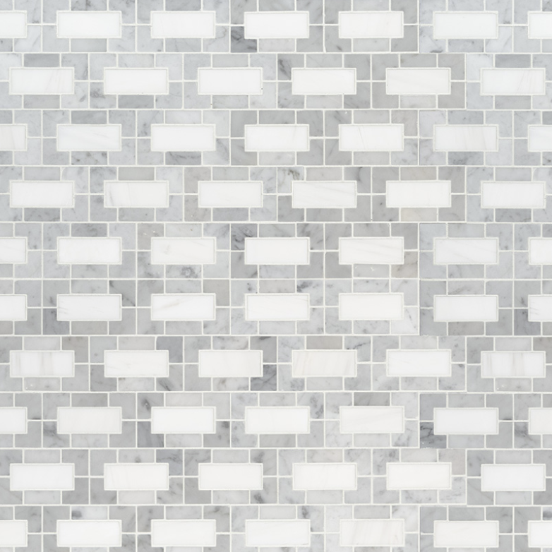 BIANCO DOLOMITE LYNX MOSAIC