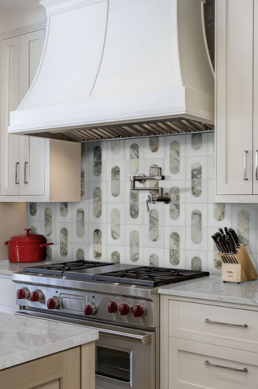 Bianco Dolomite Moderno Polished Mosaic