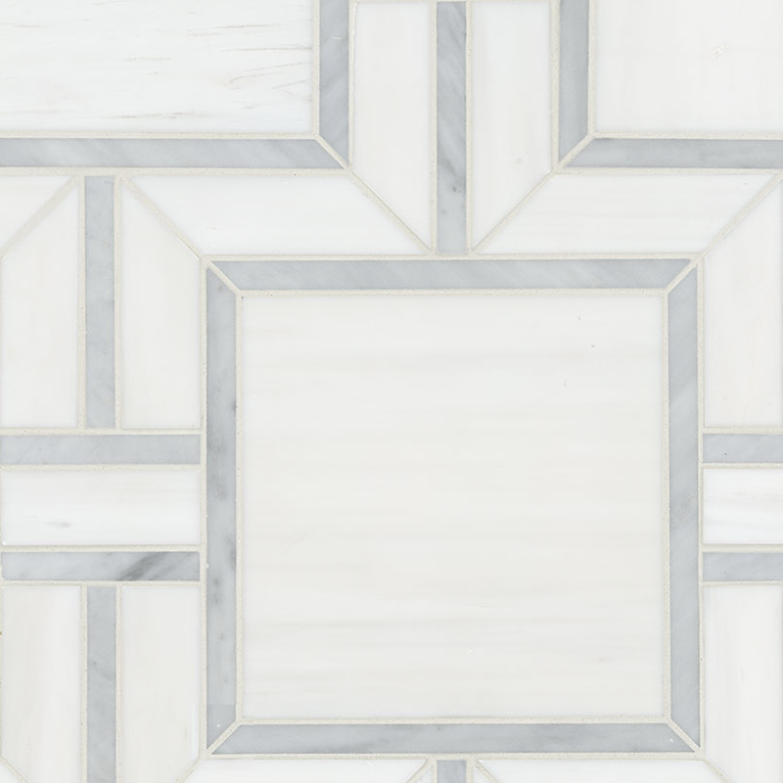 Bianco Dolomite Alana Polished Mosaic