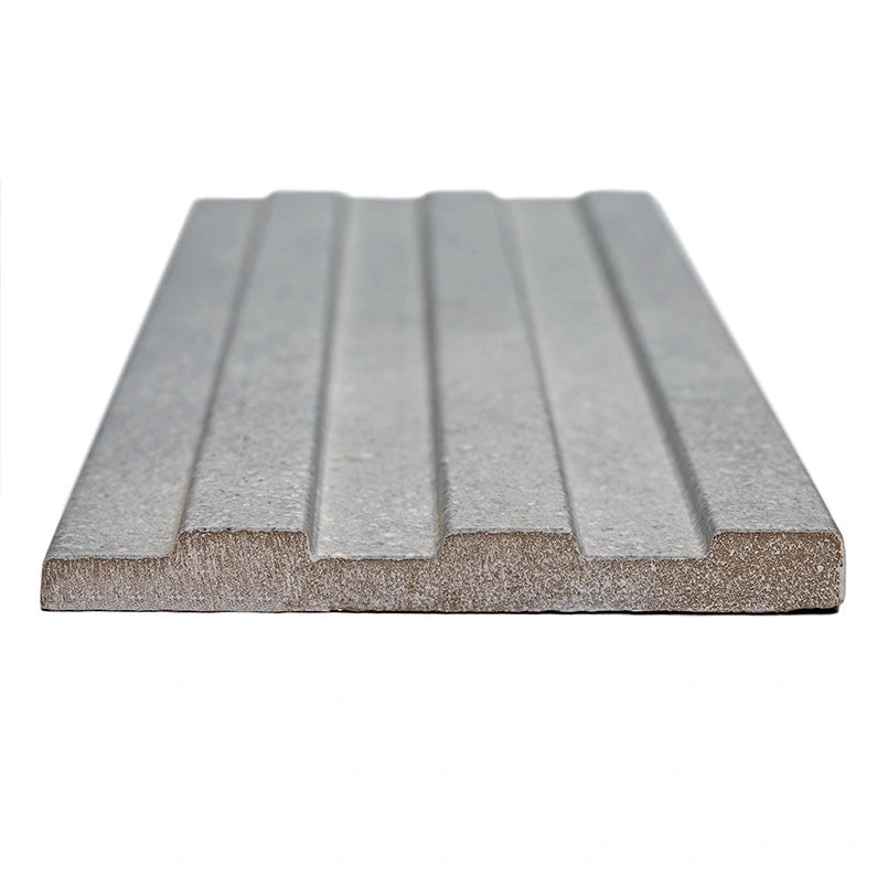 Sinfonia Hip Hop Ceniza Fluted Matte Porcelain Tile