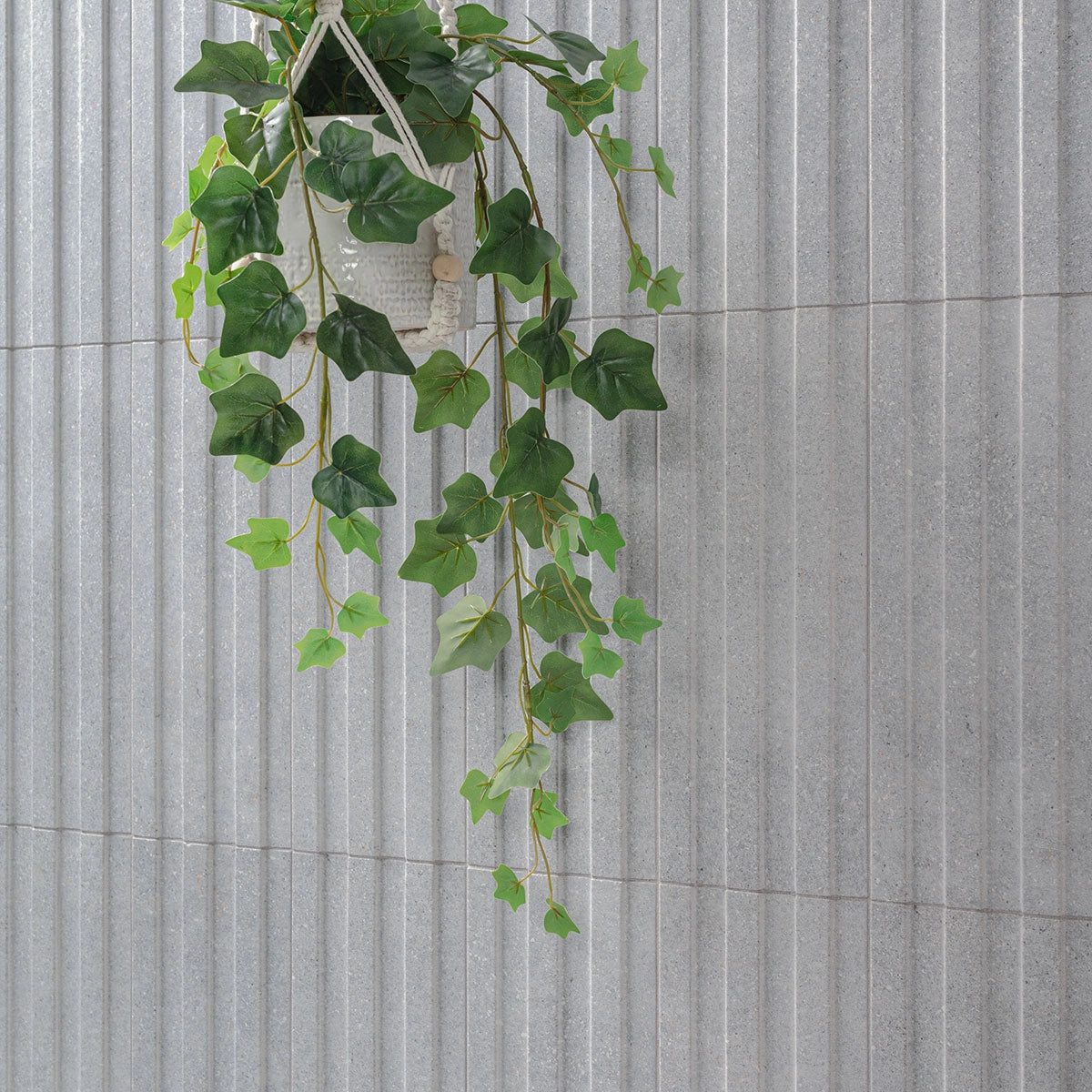 Sinfonia Hip Hop Ceniza Fluted Matte Porcelain Tile