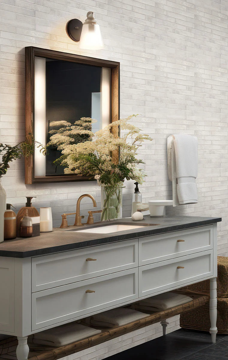 Stella Rhino 2x10 Glossy Ceramic Tile for Shower Walls