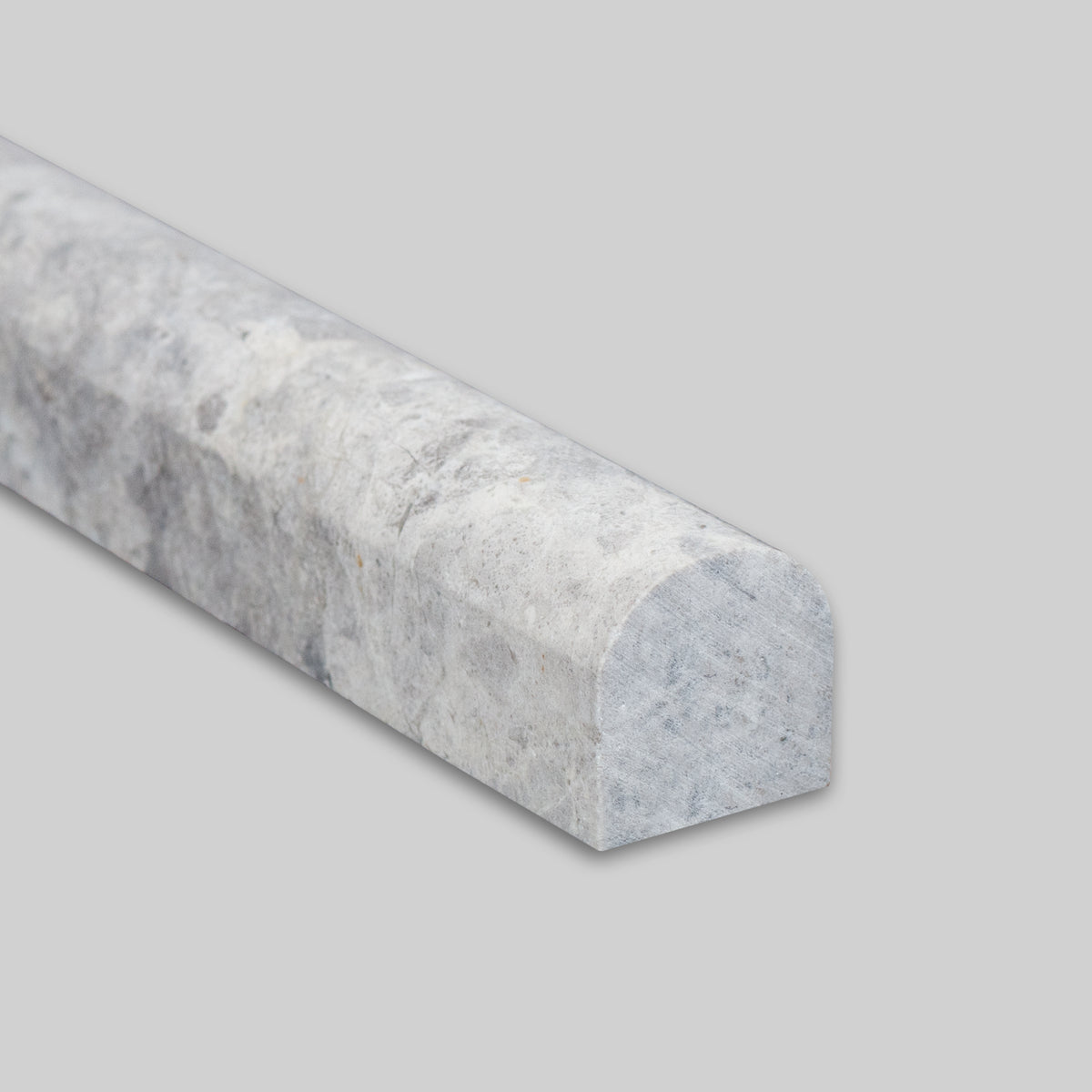 Tundra Grey Standard Marble Liner, 3/4 x 12