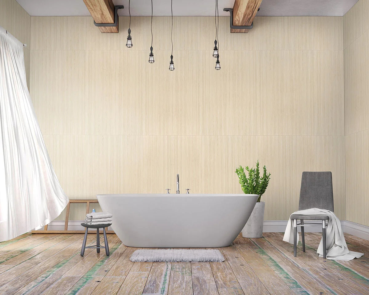 Urbanslat Blonde 16x48 Elegant Matte Ceramic Wall Tiles