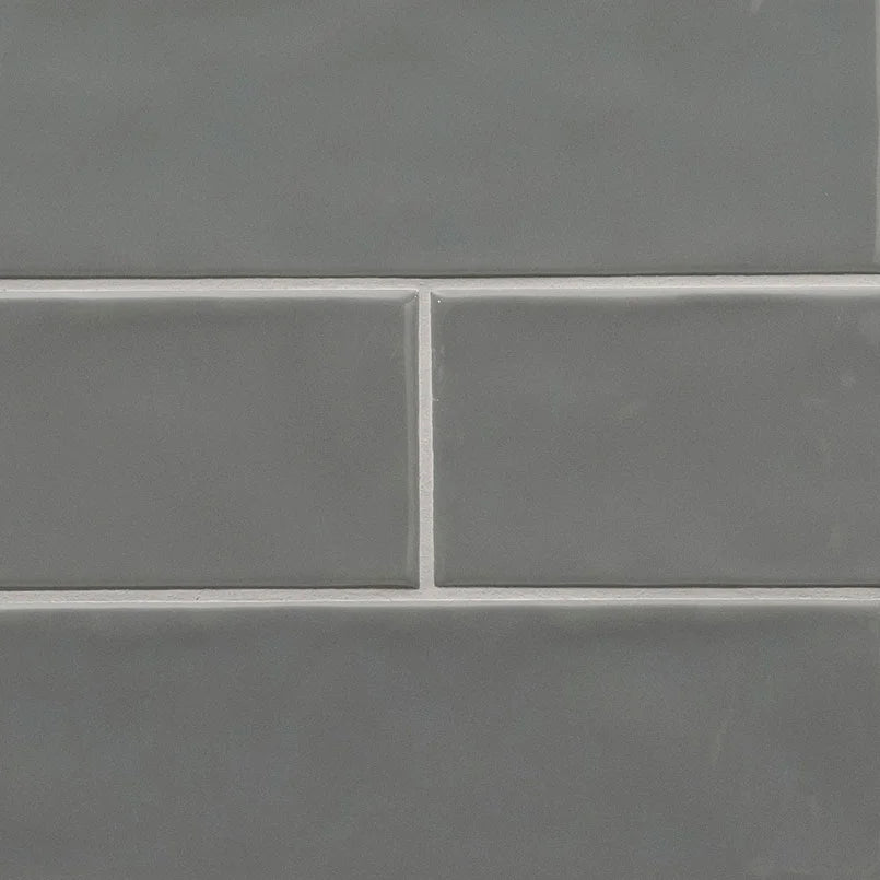 Urbano Graphite 4x12 Ceramic Tile – Glossy Finish for Contemporary Backsplashes & Shower Walls
