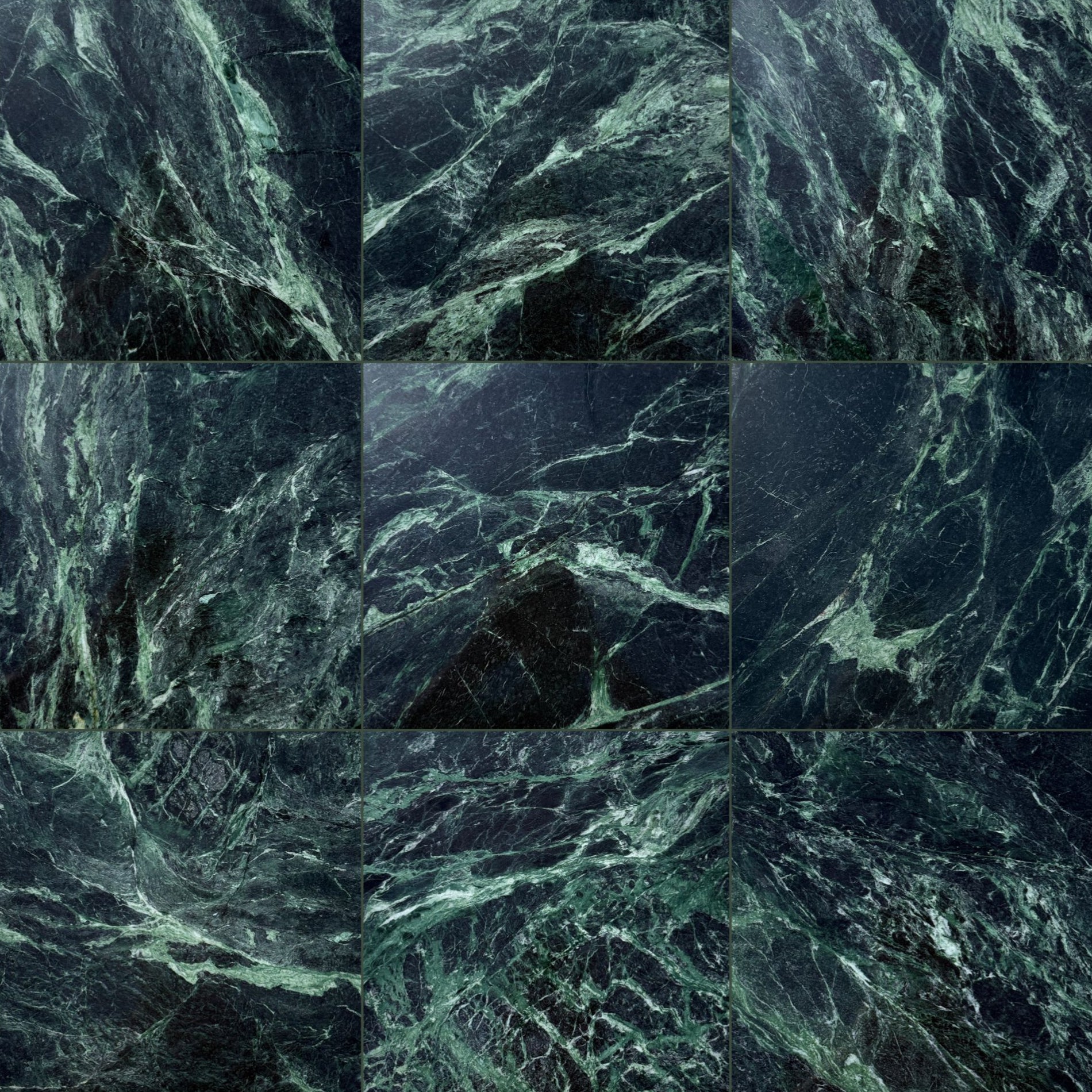 Empress Green Marble 12"x12" Polished Tile