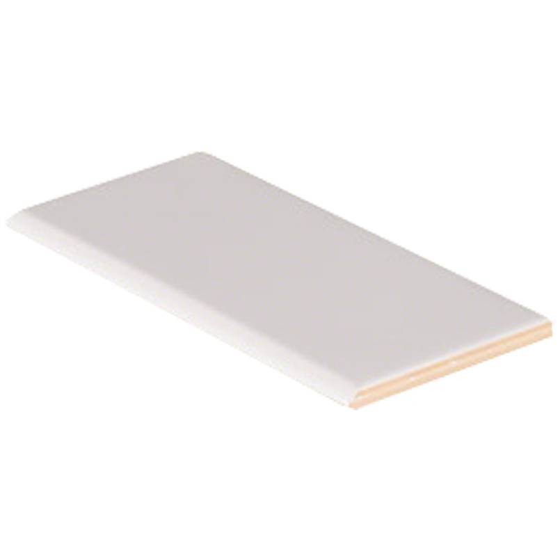 White Glossy 3x6 Bullnose Porcelain Tile for Shower Walls