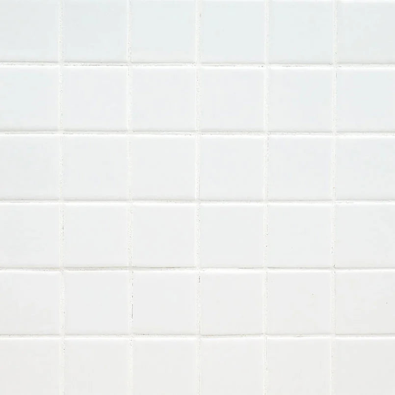 White Polished 2x2 Mosaic Porcelain Tiles for Shower Walls