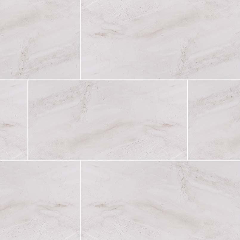 Adella Gris 12x24 Satin Ceramic Tiles for Bathroom Walls