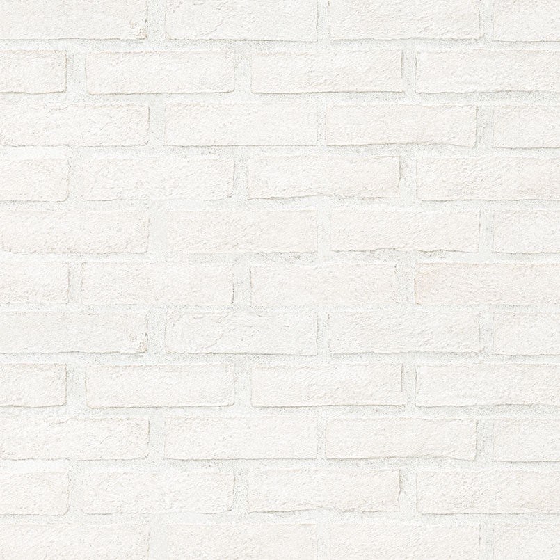 ALPINE WHITE CLAY BRICK HERRINGBONE 2.25X7.5 NATURAL - 2.25x10.75