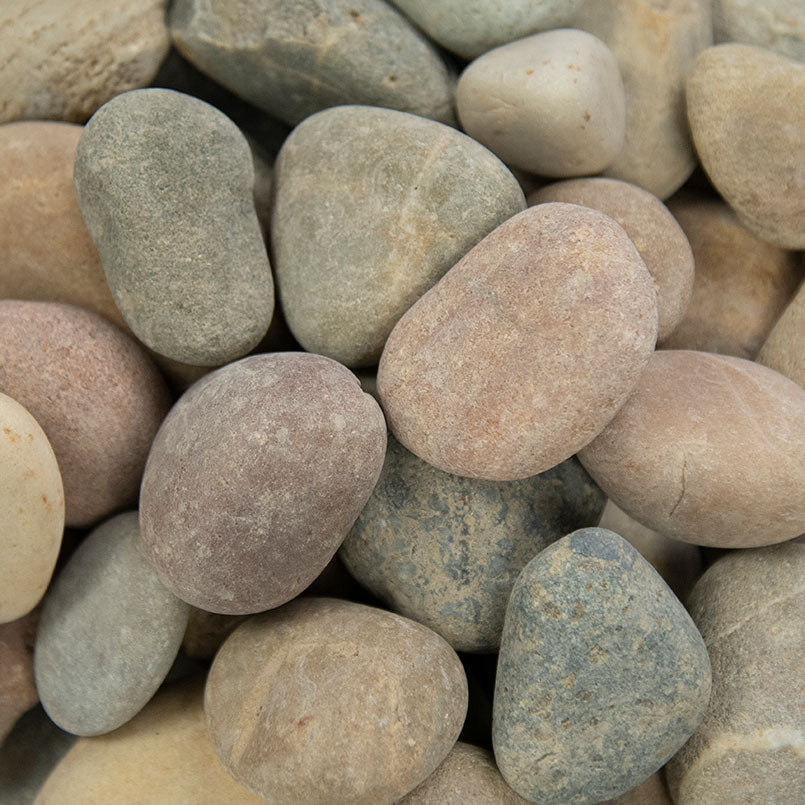 AMAZON MULTI PEBBLES Natural Hardscape - Large 1 - 2.5 INCH