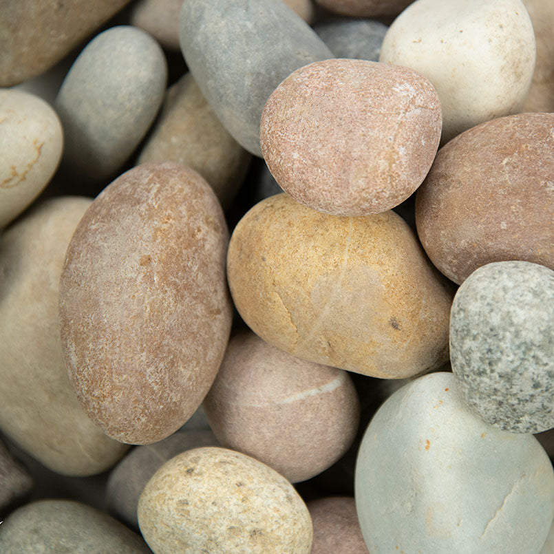 AMAZON MULTI PEBBLES Natural Hardscape - Medium 0.5 - 1.25 INCH