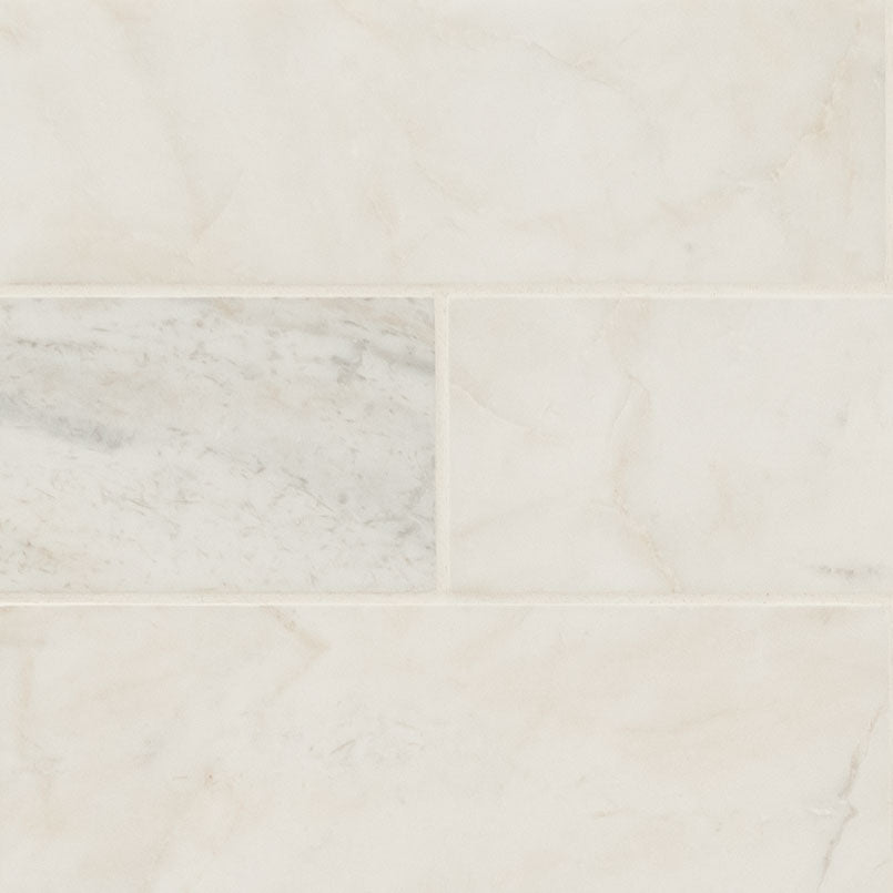 Arabescato Venato White Tile 4 x 12