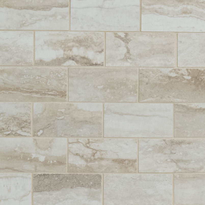 BERNINI BIANCO 2X4 MOSAIC POLISHED