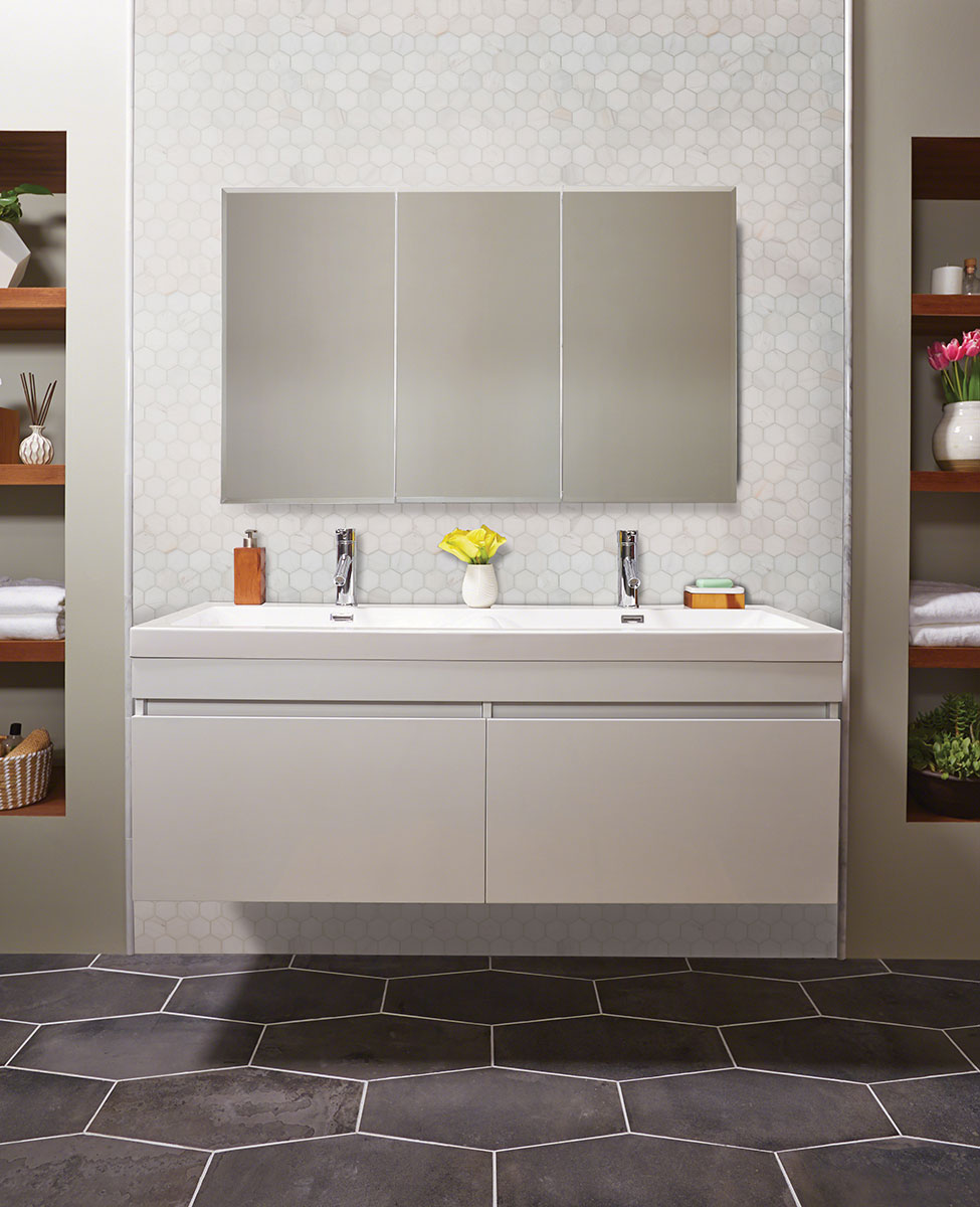 Bianco Dolomite 2" Hexagon Mosaic Tile - Mosaicenter