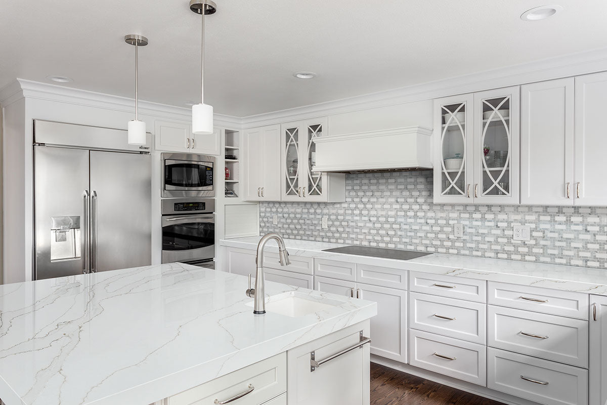 Bianco Dolomite Lynx Marble Tile - Backsplash Tile