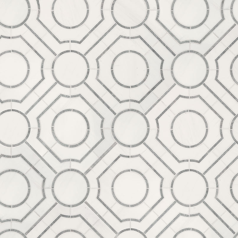 Bianco Dolomite Regency - Mosaicenter Backsplash Tile