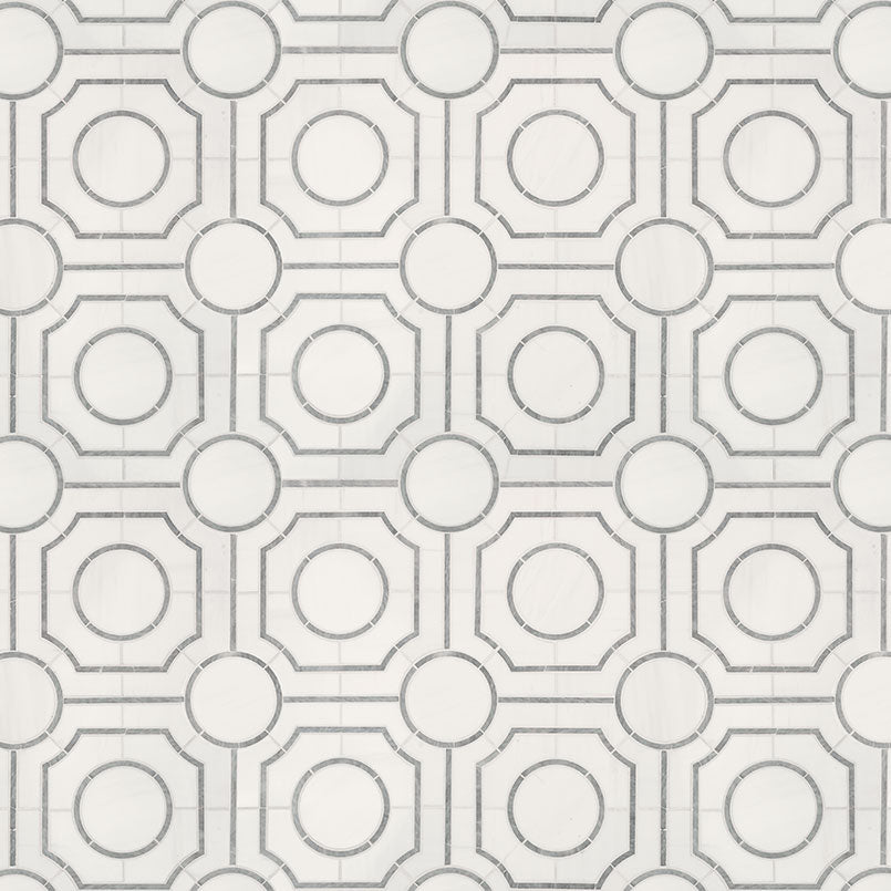 Bianco Dolomite Regency - Mosaicenter Backsplash Tile