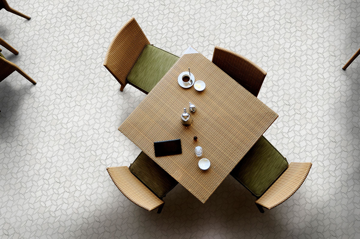 Bianco Gridwork Polished Tile - Mosaicenter Backsplash Tile