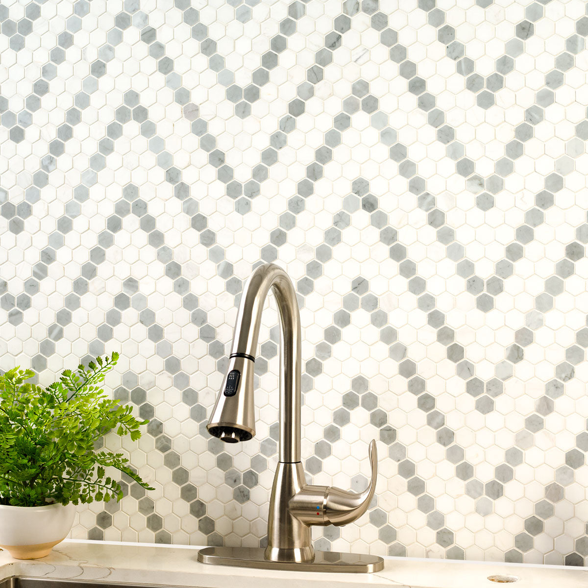 Bianco Dolomite Sazi Polished - Stunning Marble Look