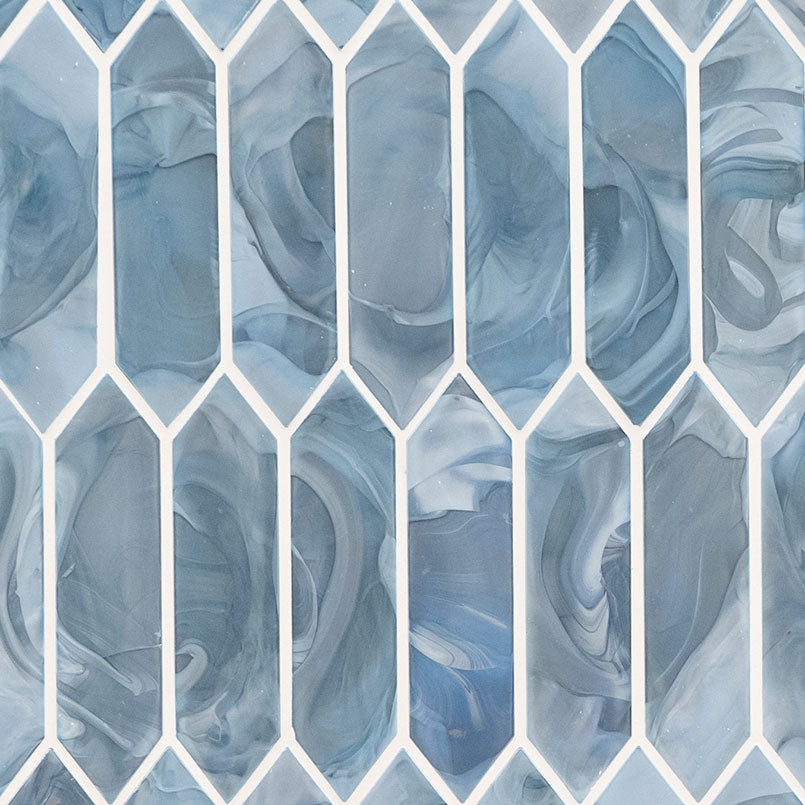 Blue Shimmer Tile Picket