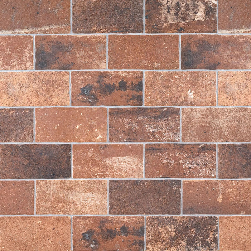 Brickstone Red 5x10 Brick Tile swatch variation