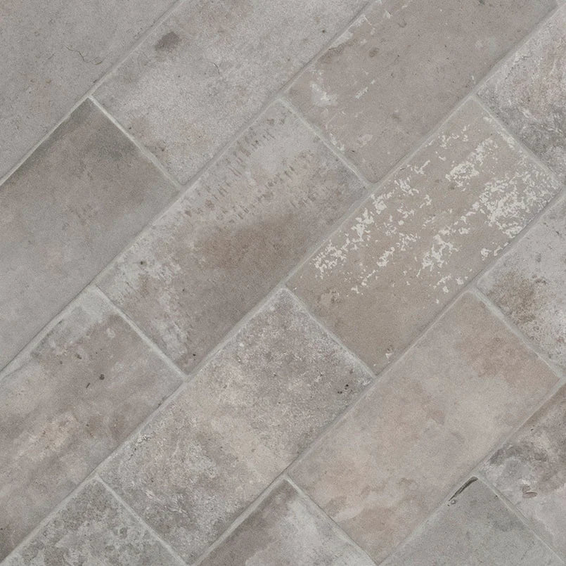 Brickstone Taupe 5x10 Brick Tile swatch Iso