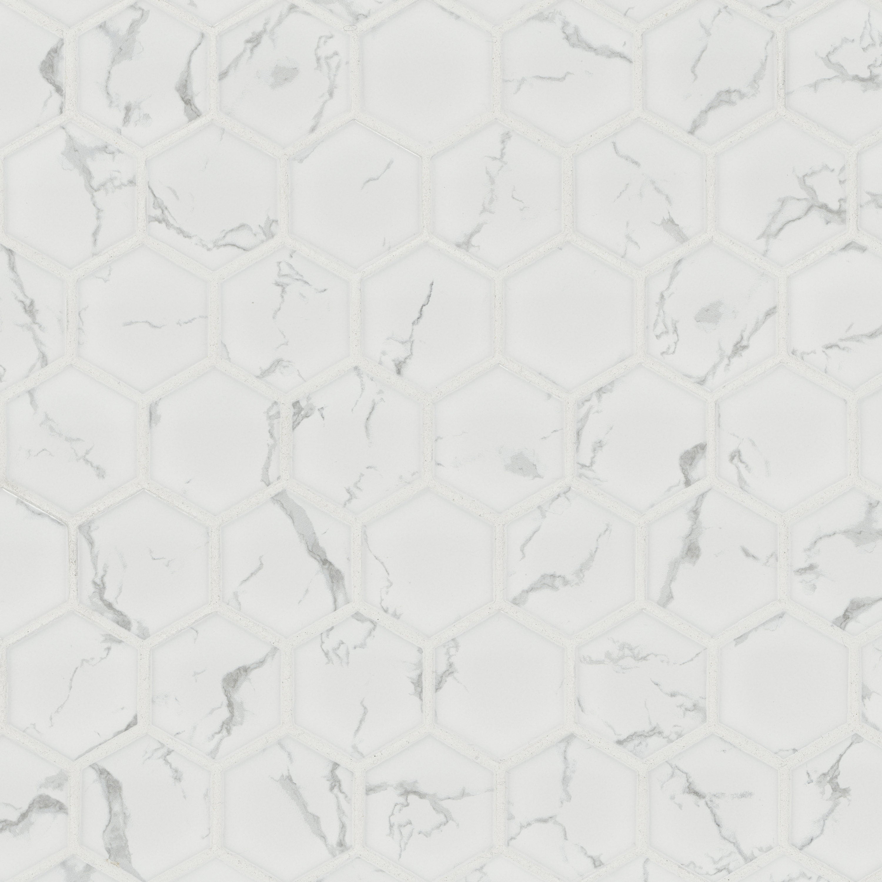 Carrara Tile 2" Hexagon