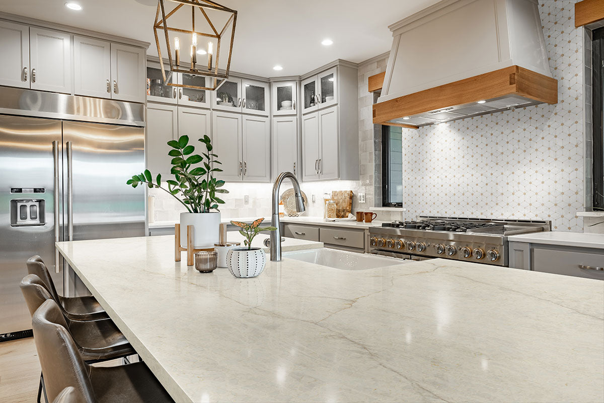 Cecily Pattern Marble Tile - Mosaicenter Backsplash Tile