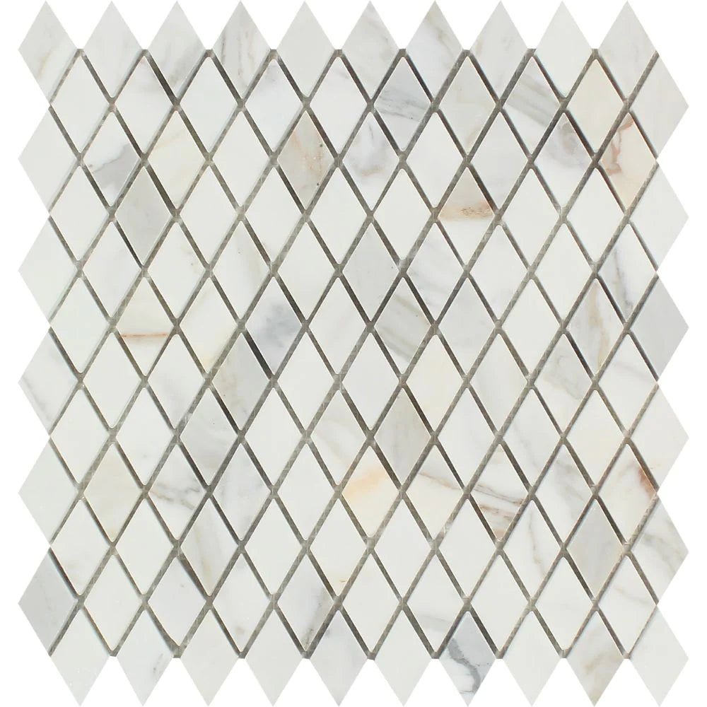 Nesttile Calacatta Oliva Octagon Mosaic  Marble.