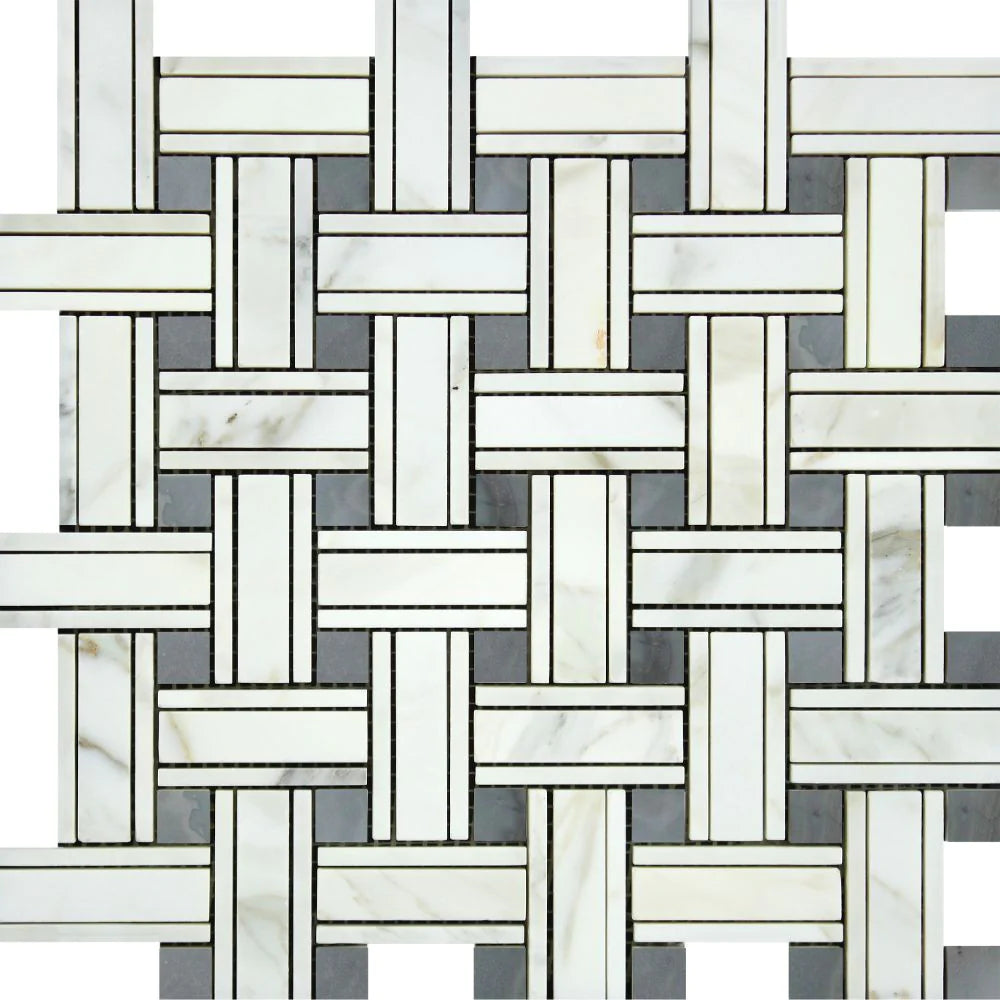 Basketweave Mosaic Tile.