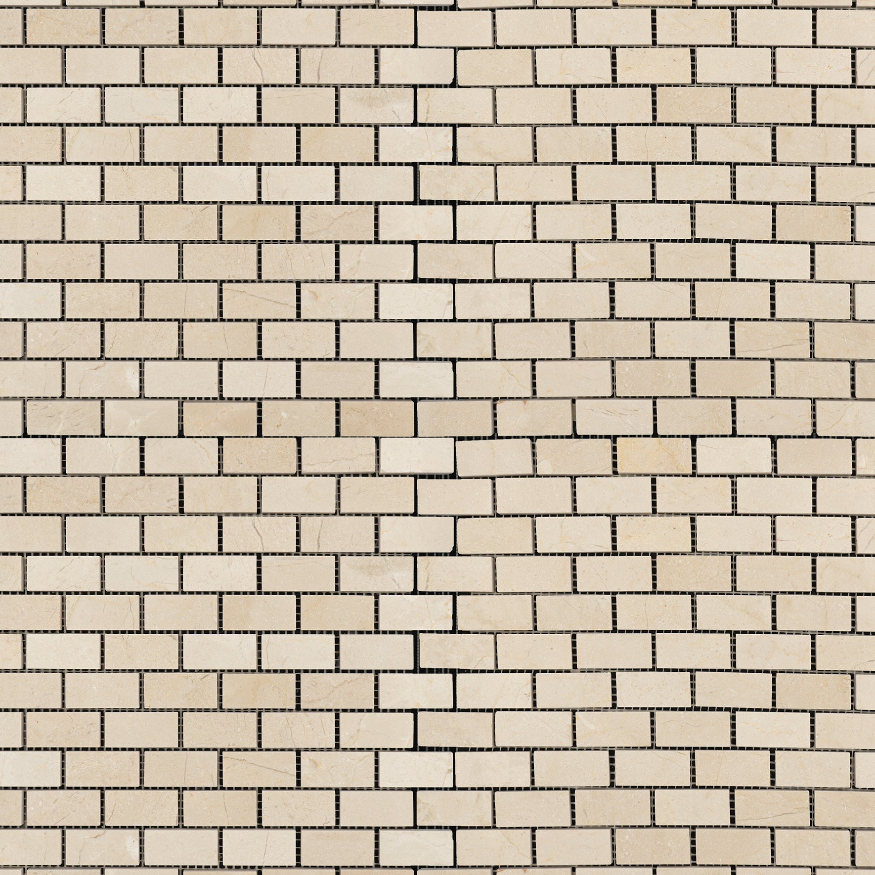 Crema Marfil Marble Brick 1"x2" Mosaic