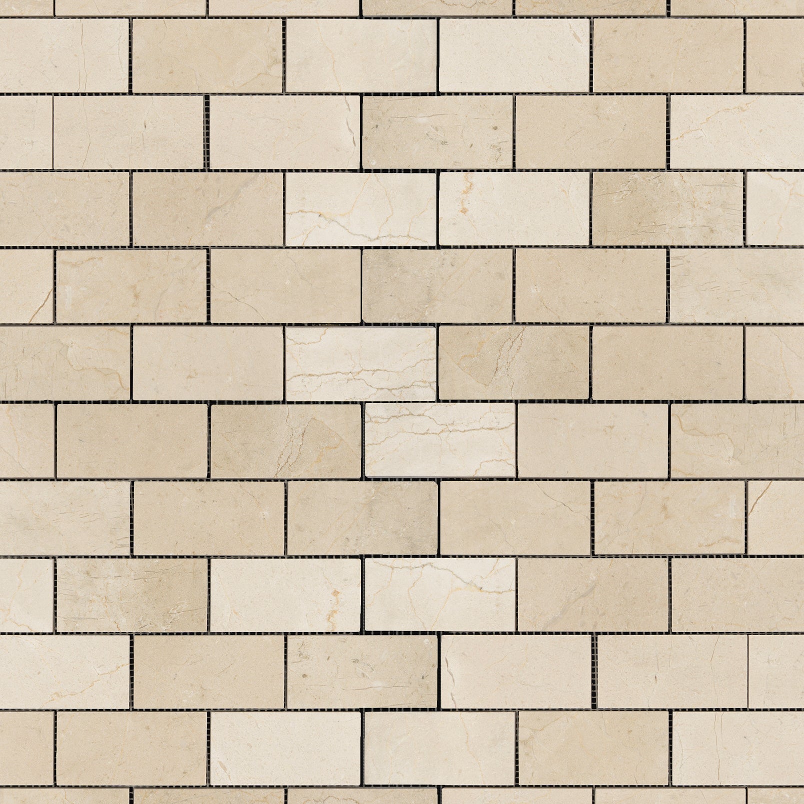 Crema Marfil Marble Brick 2"x4" Mosaic