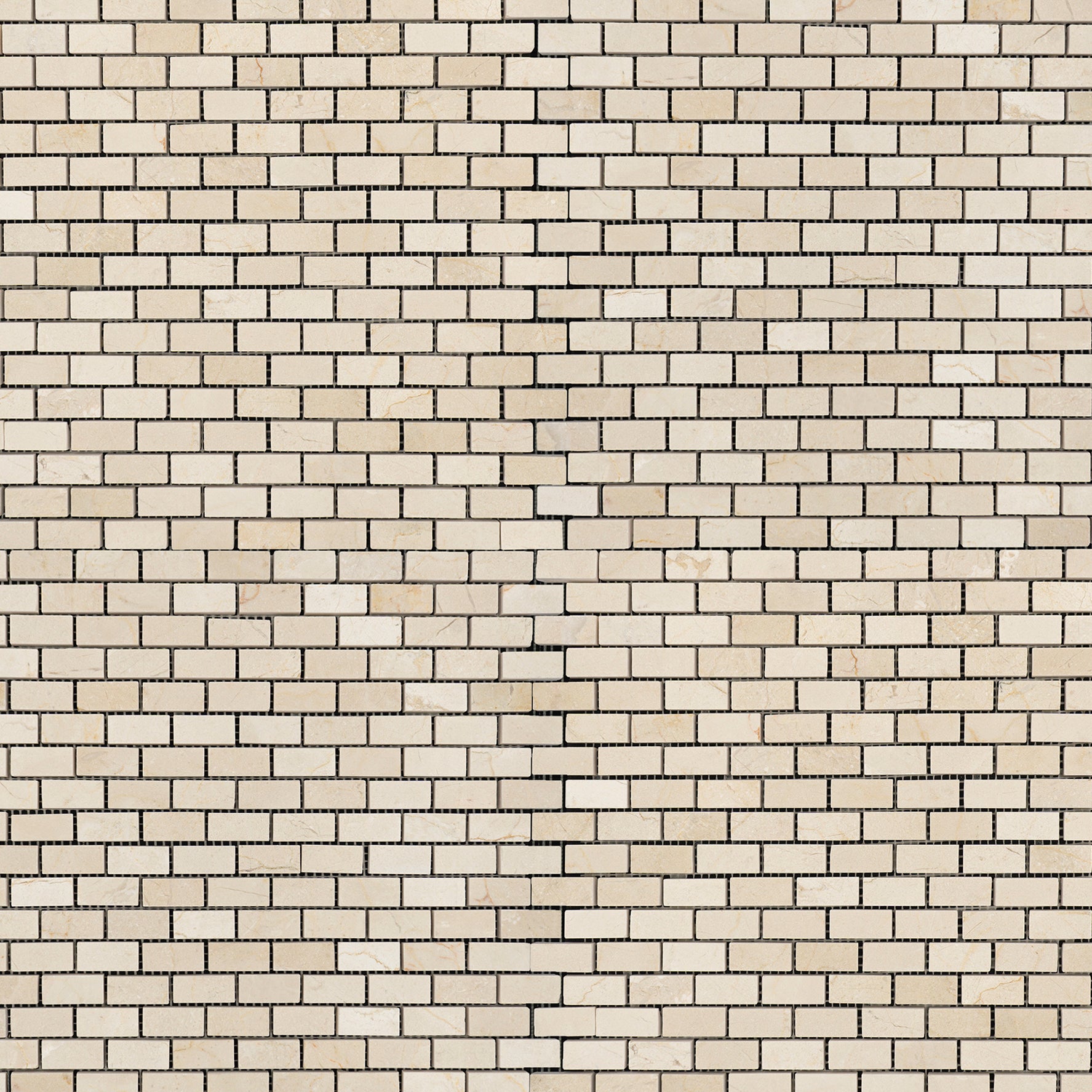 Crema Marfil Marble Brick Mini Mosaic
