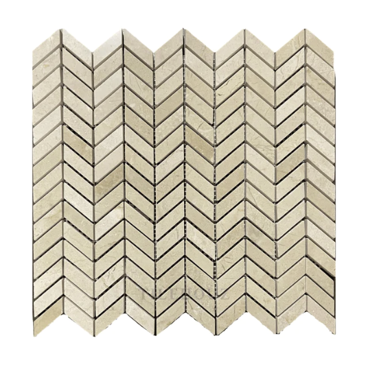 Crema Marfil Marble Mini Mosaic Tile
