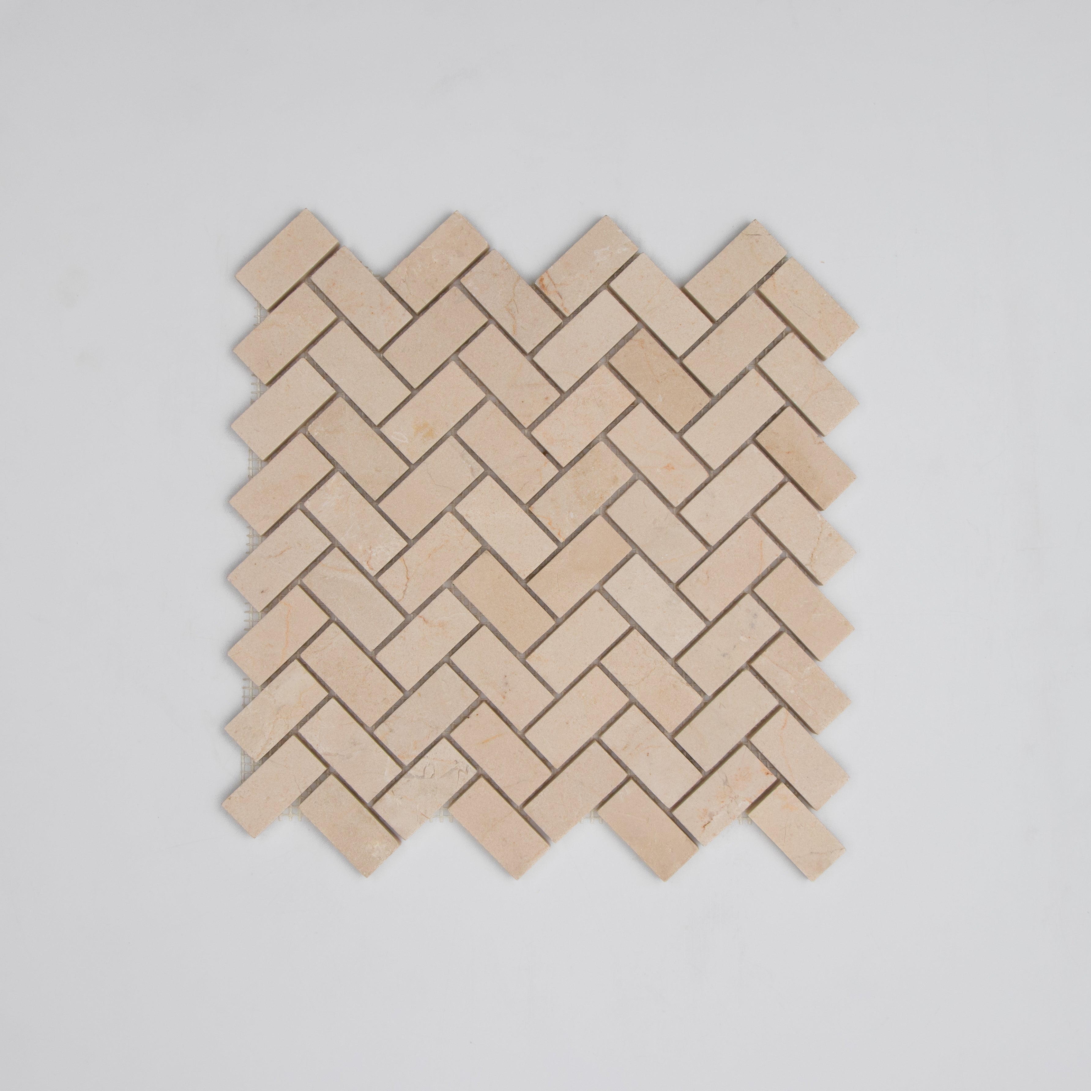 Crema Marfil Marble 1 x 2 and 2 x 2 Mosaic Tile