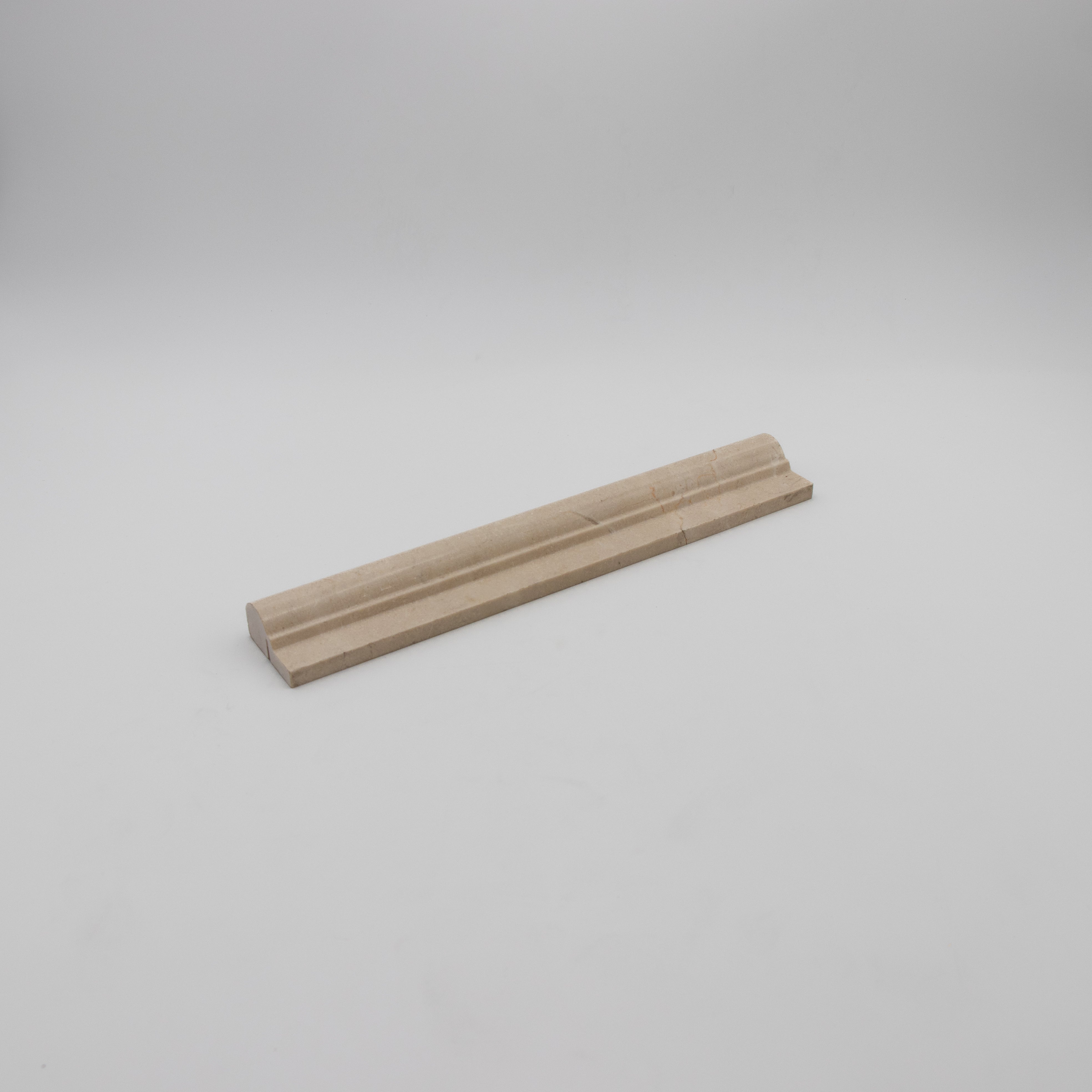 Crema Marfil Crown Molding Mosaic Tiles.