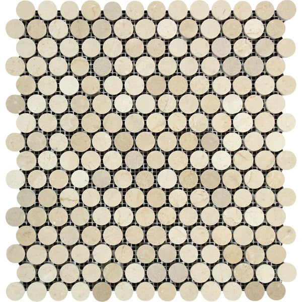 Crema Marfil Marble Mosaic Tile