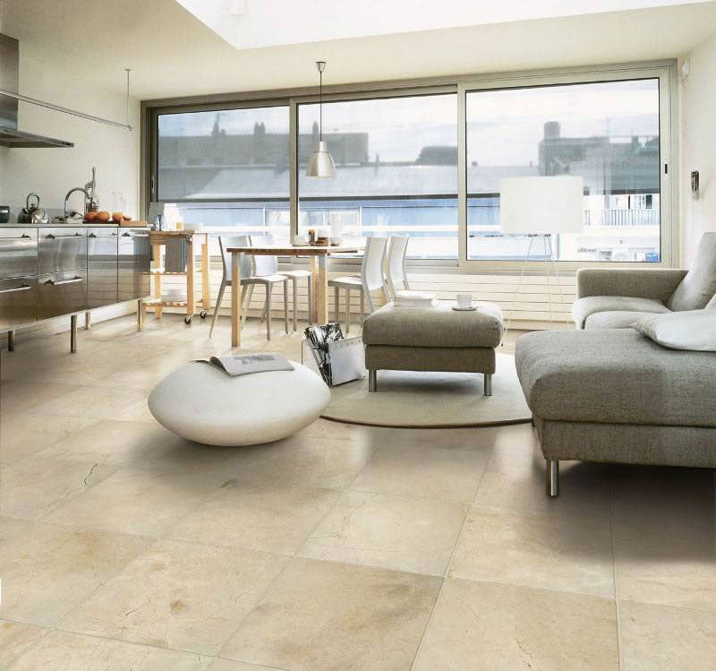 CREMA MARFIL Polished Tiles - 12x24