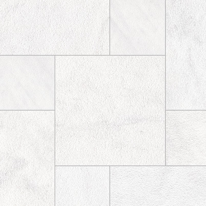 Crystal White Bullnosed Marble Pool Coping, Sandblast 12 x 24 x 3 cm