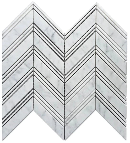 Carrara White Marble Mosaic Tile