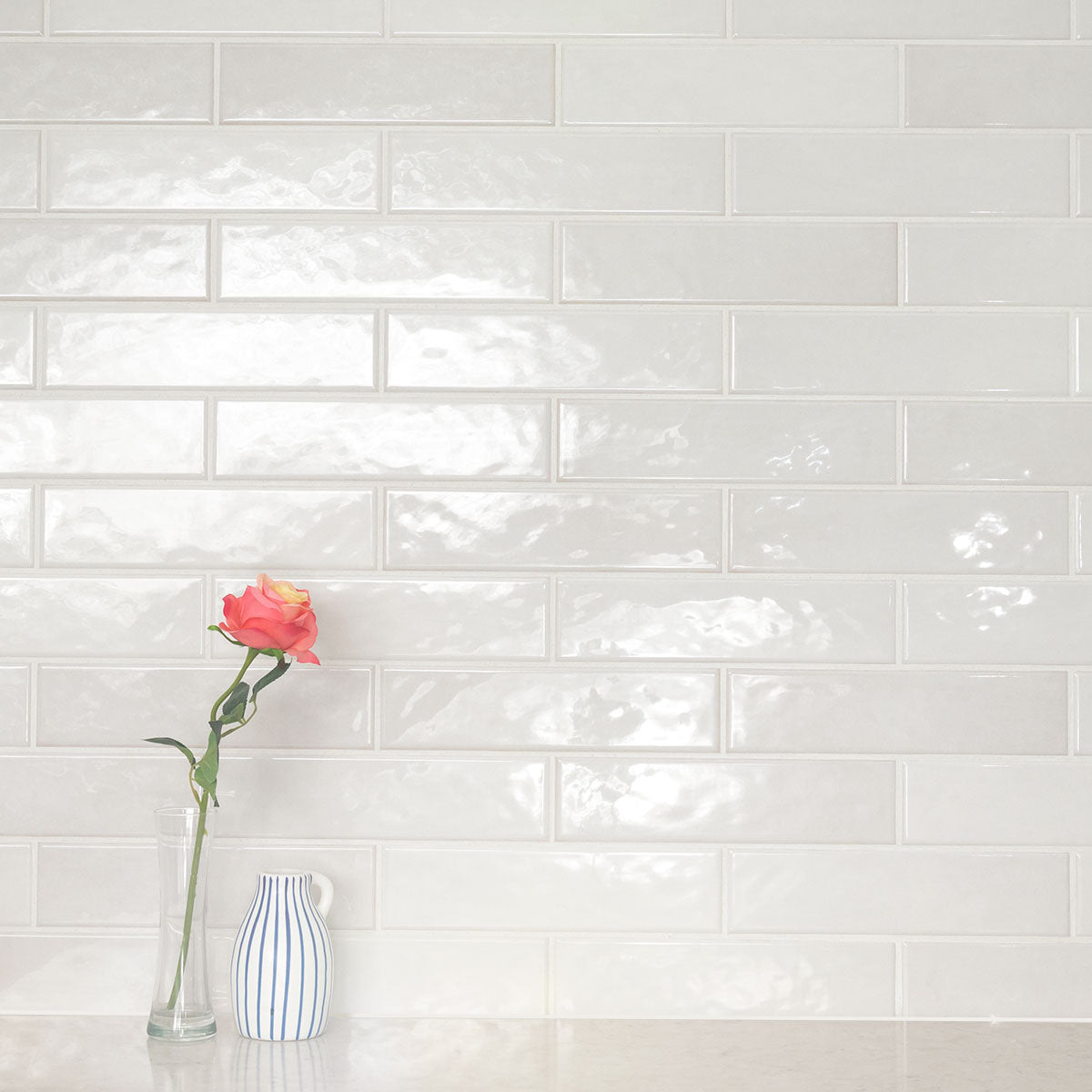 RENZO DOVE CERAMIC TILE 3X12 Glossy - 0.6x12