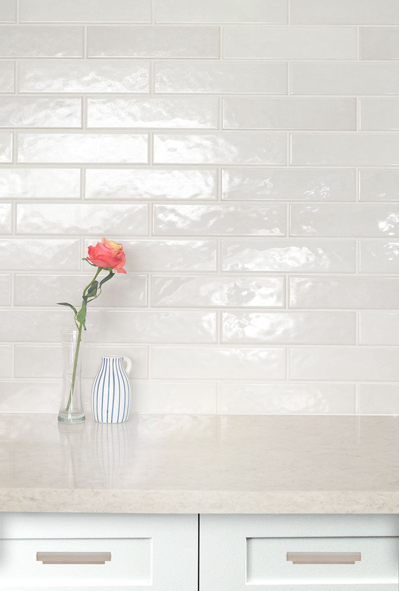RENZO DOVE CERAMIC TILE 3X12 Glossy - 0.6x12