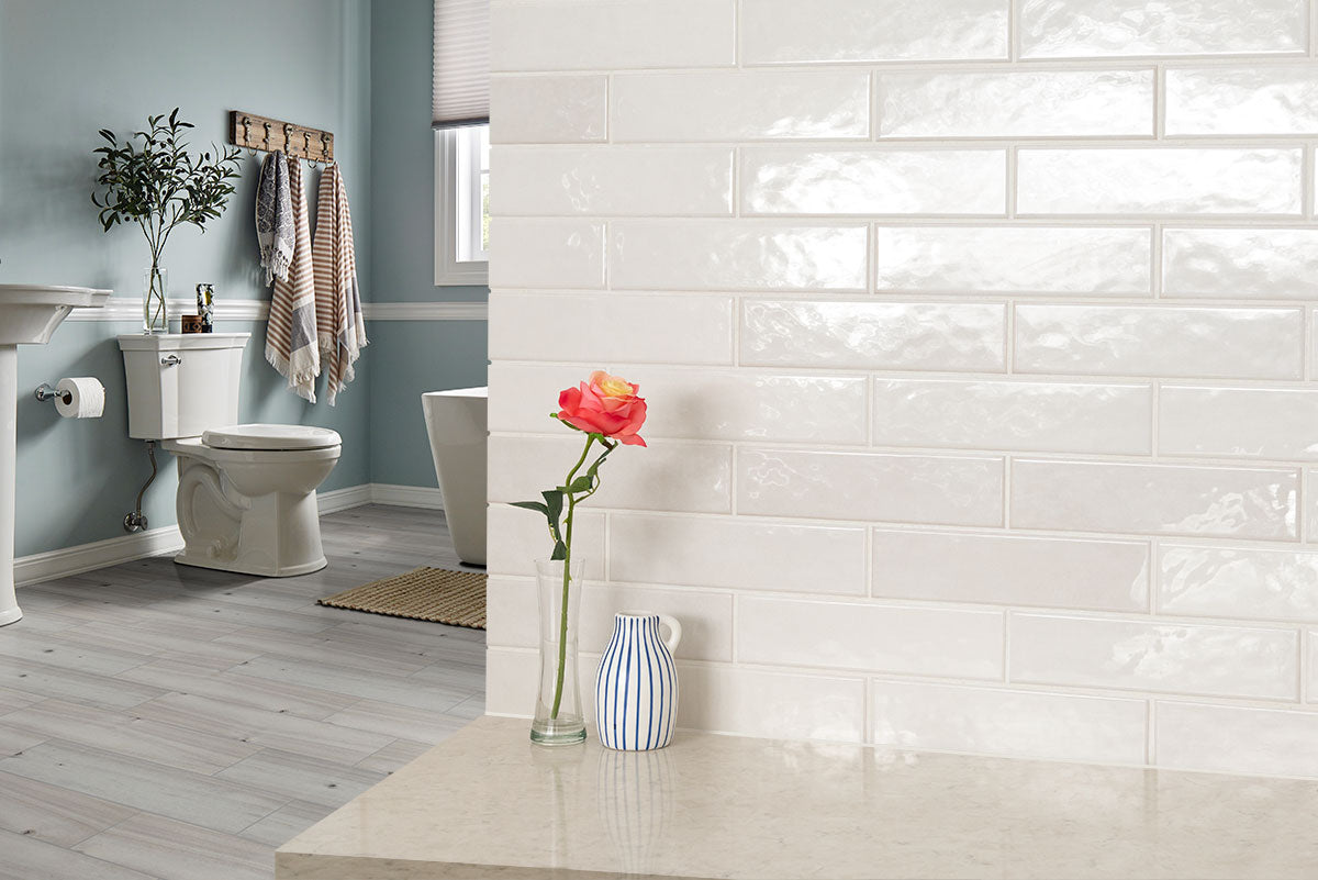 RENZO DOVE CERAMIC TILE 3X12 Glossy - 0.6x12