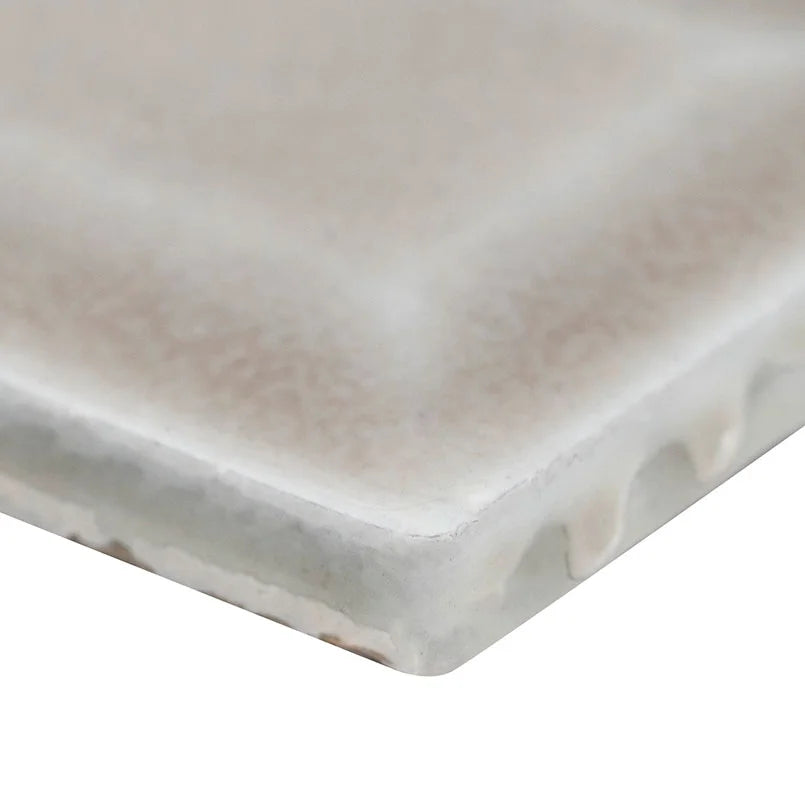 Dove Gray 2x6 Beveled Edge mosaic sample