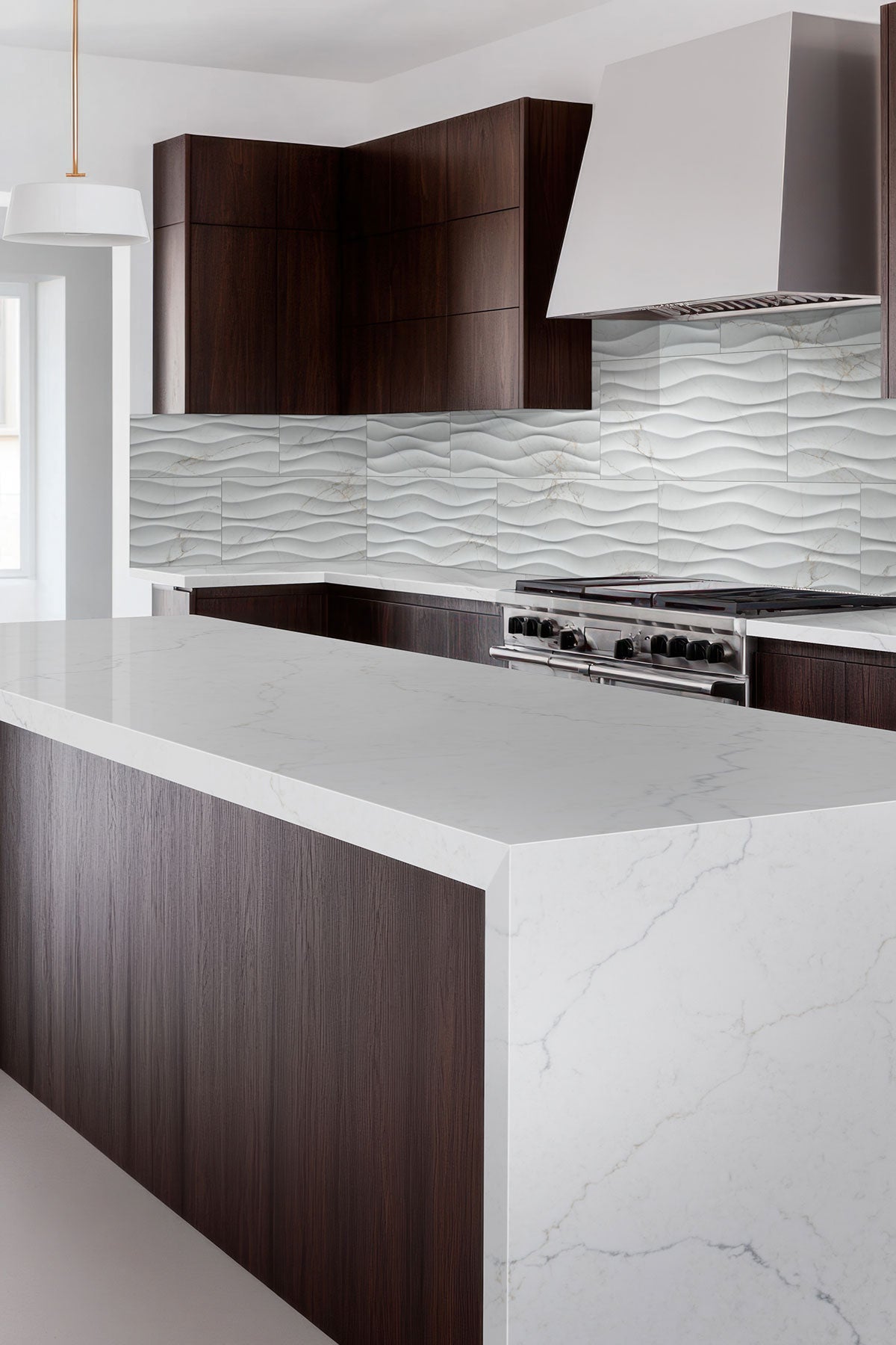 Dymo Calacatta White Wavy 12x24