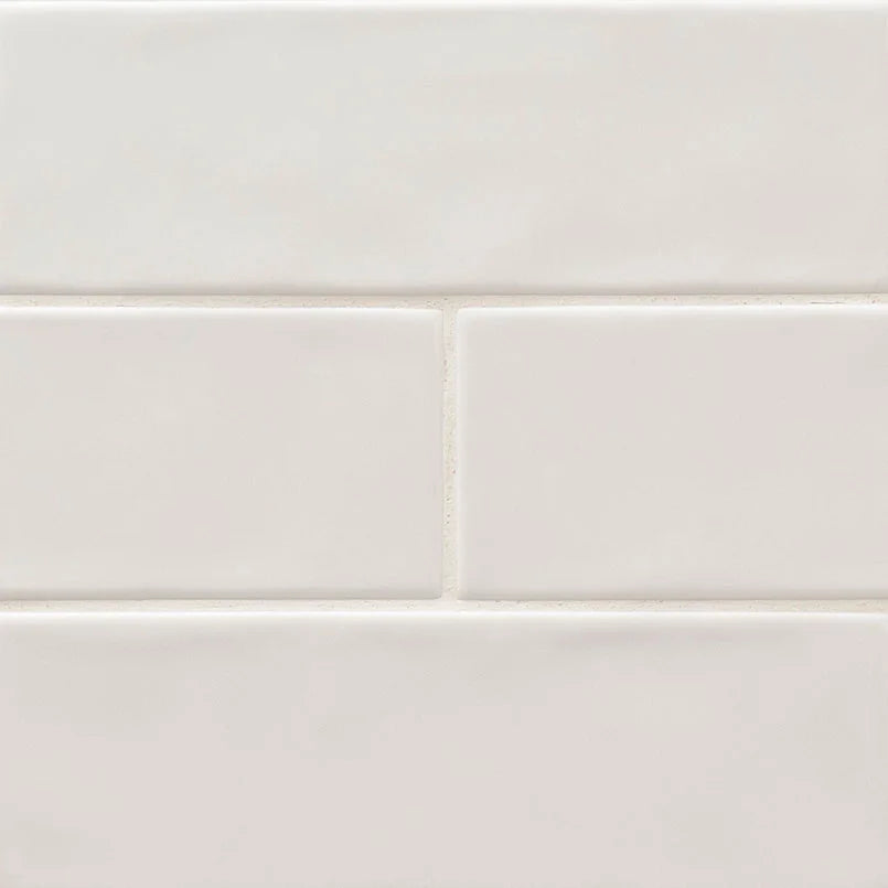 Urbano Pure 4x12 Ceramic Tile – Glossy Finish for Clean, Modern Wall Designs