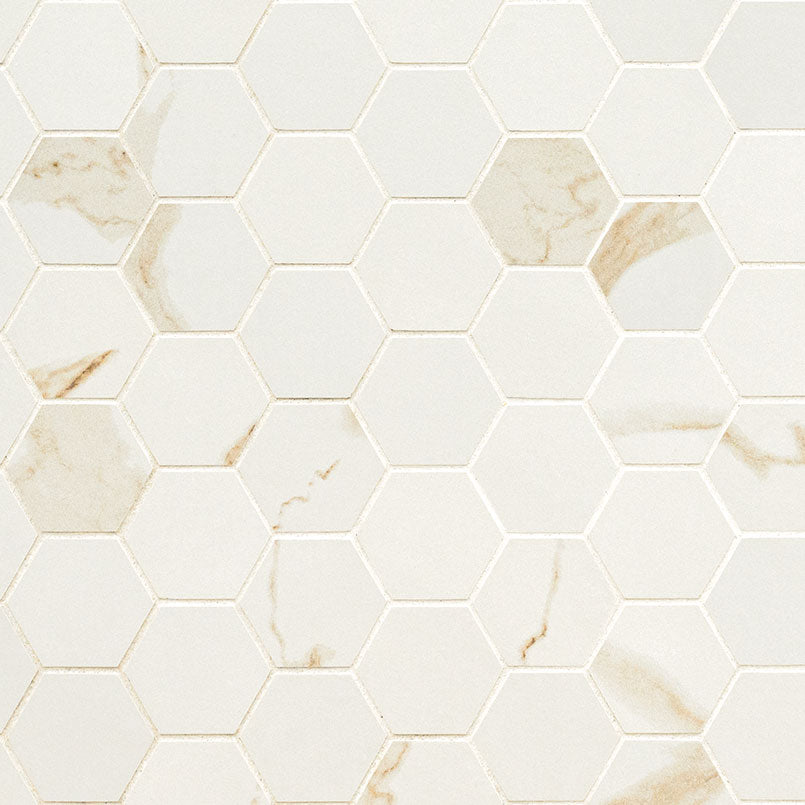 EDEN CALACATTA 2X2 HEXAGON MATTE
