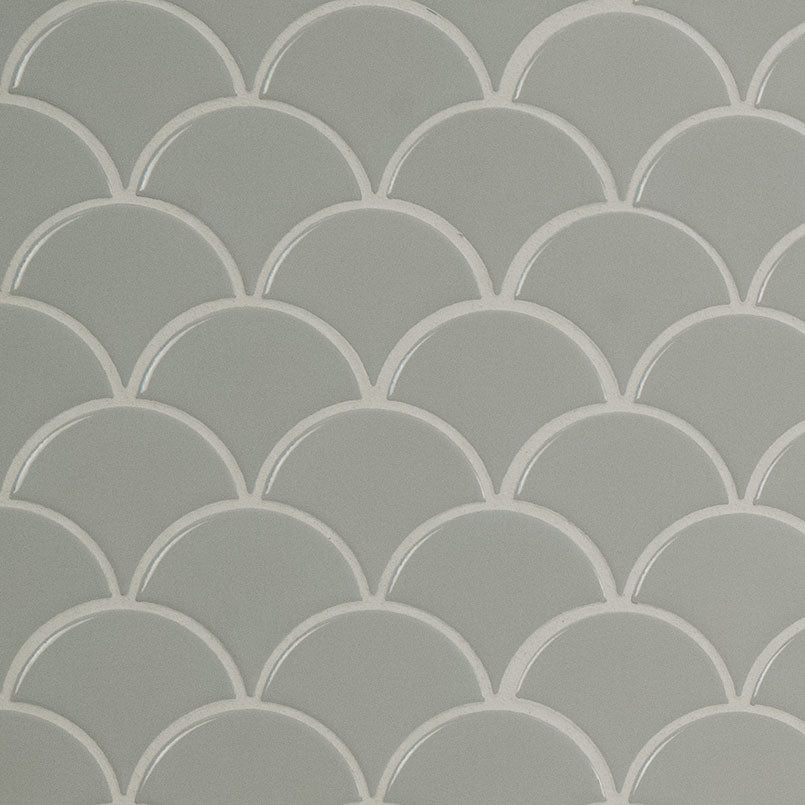 Gray Scallop Glossy 6mm